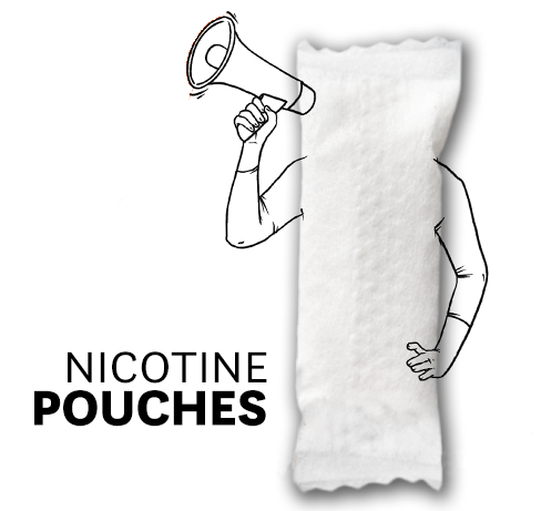 What is inside the pouches?