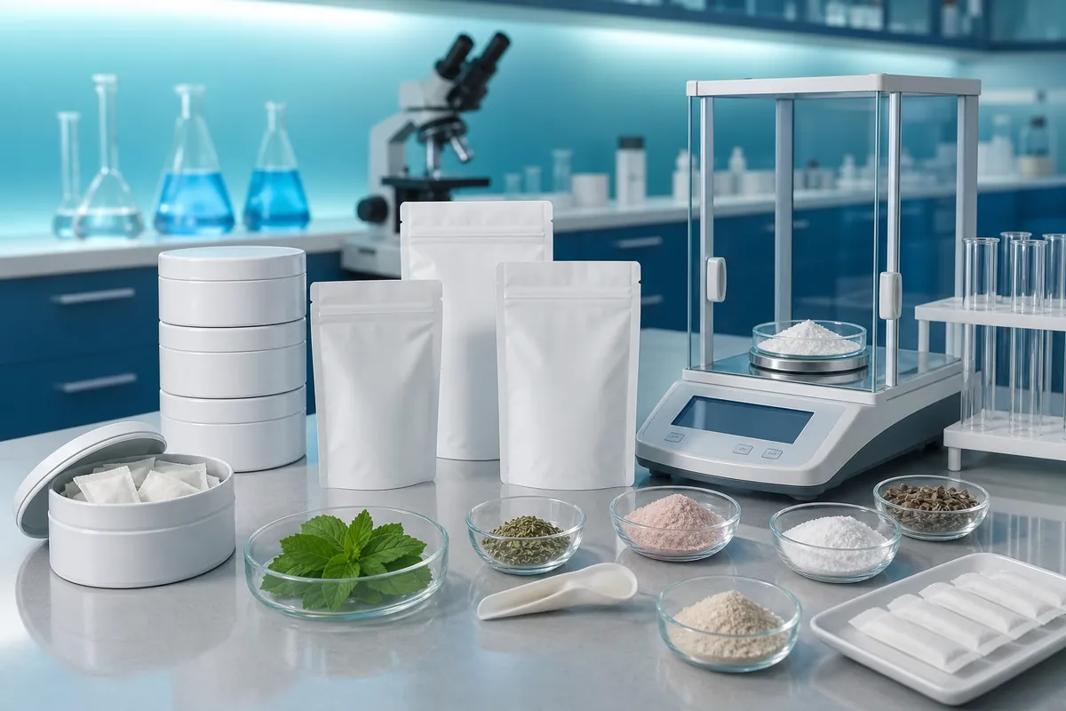 functional oral pouch formulation development laboratory
