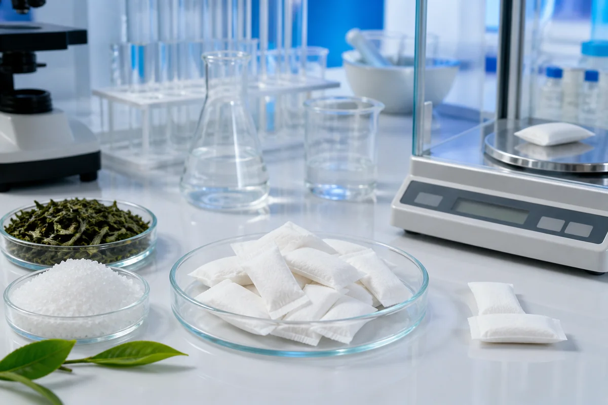 Caffeine and L-theanine nicotine-free focus pouch formulation