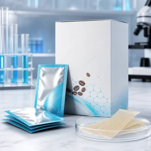 Caffeine ODF private label orodispersible film packaging