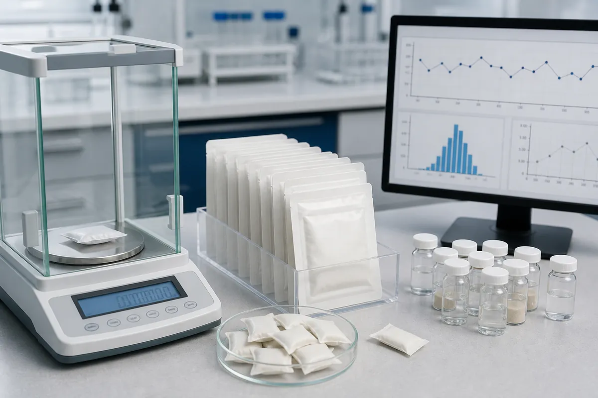 consistent dosage control testing for oral pouches