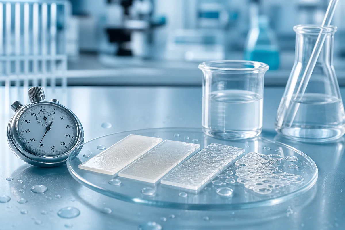 ODF dissolving speed laboratory testing