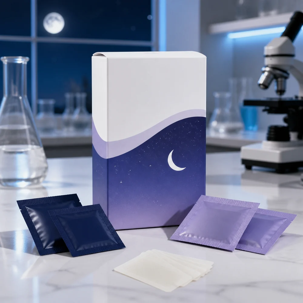 Melatonin ODF private label orodispersible film packaging