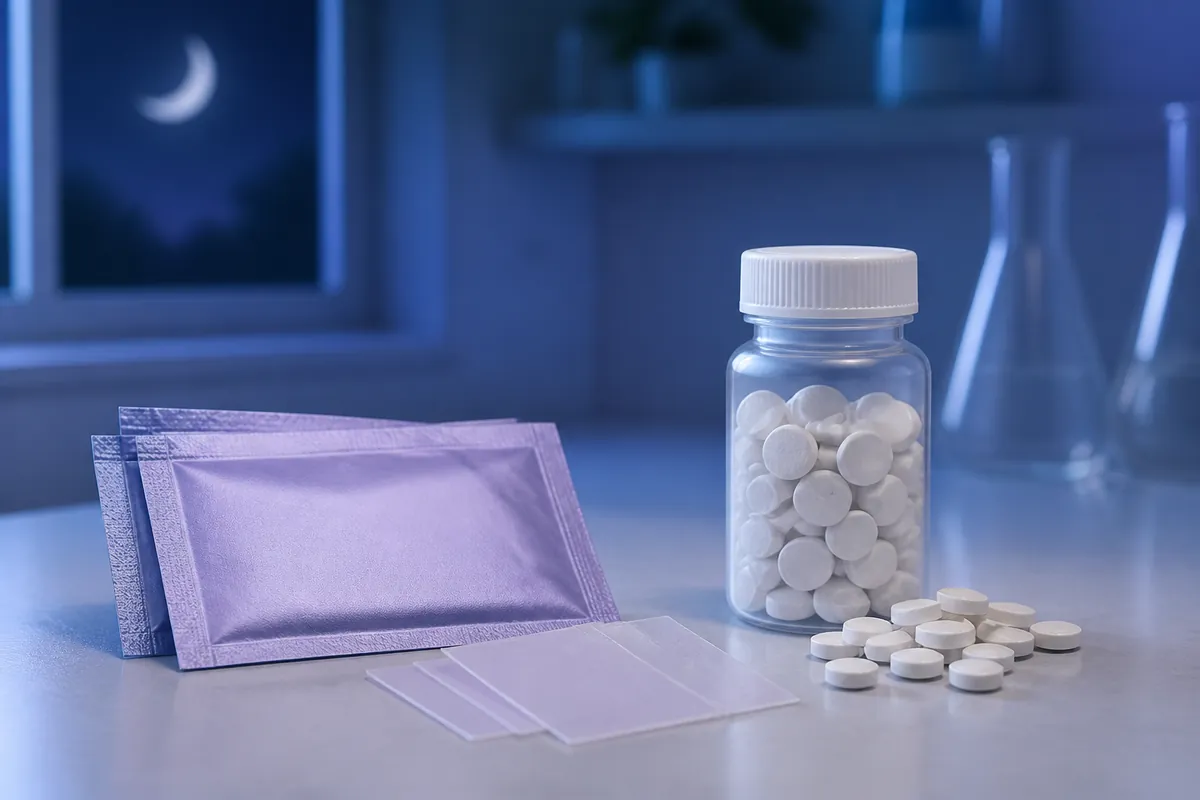 melatonin oral strips vs tablets and capsules