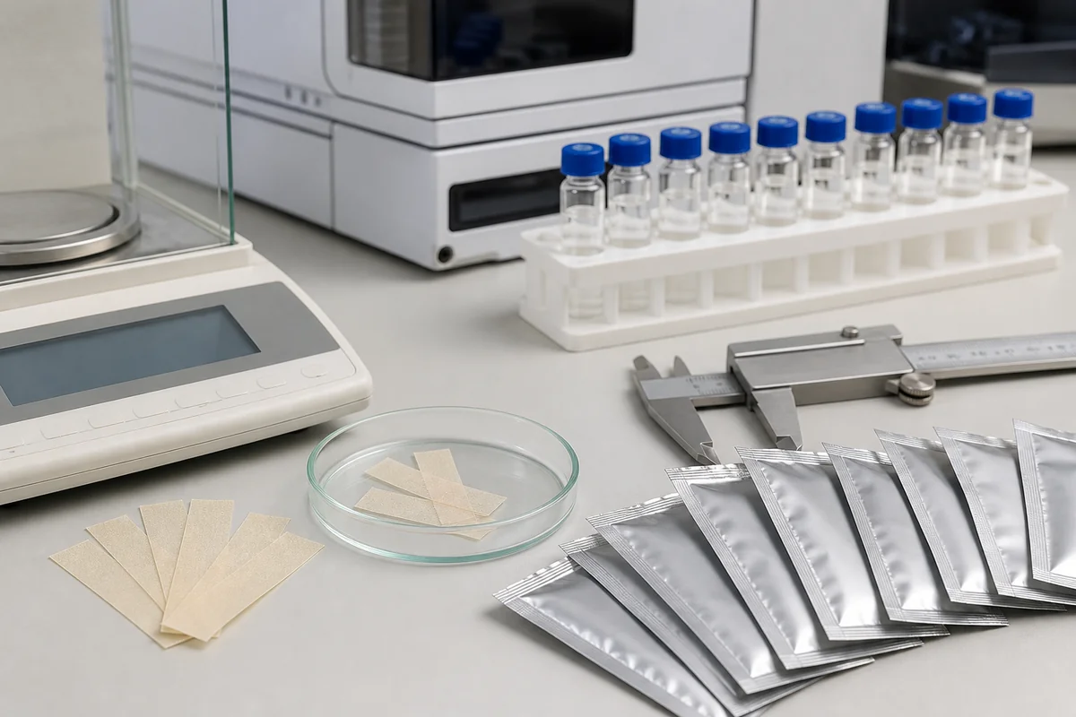 ODF content uniformity testing with batch samples