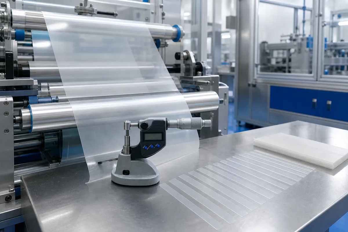 ODF film thickness control during manufacturing