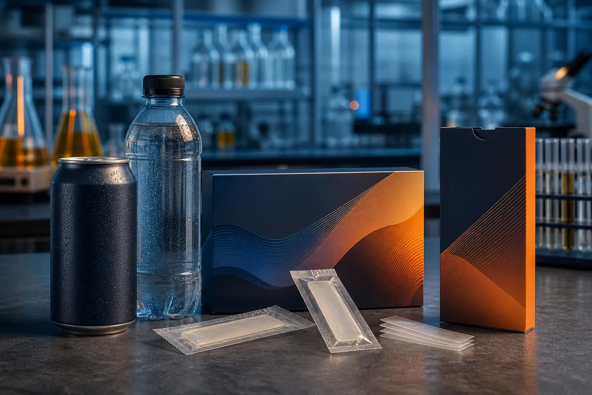 OEM caffeine ODF strips for beverage brand extension