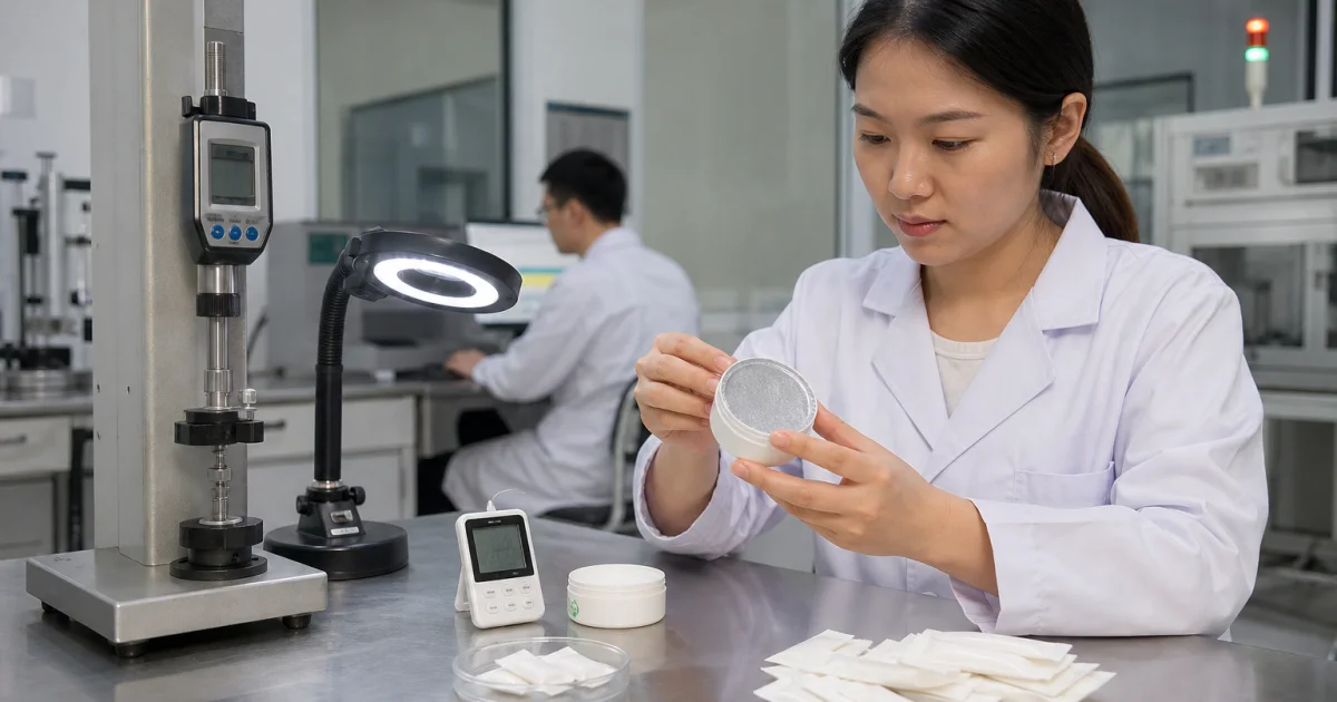 Oral pouch can induction seal and headspace moisture testing