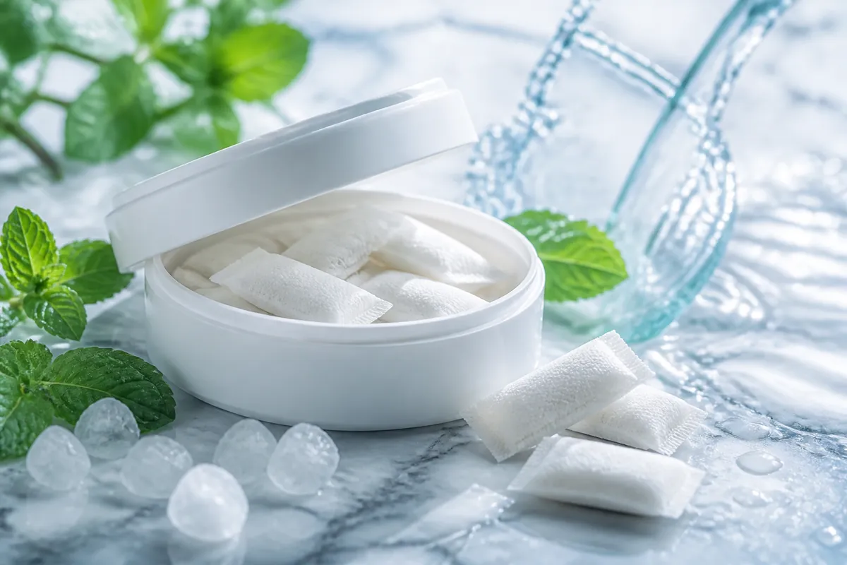 sugar-free breath-freshening oral pouches